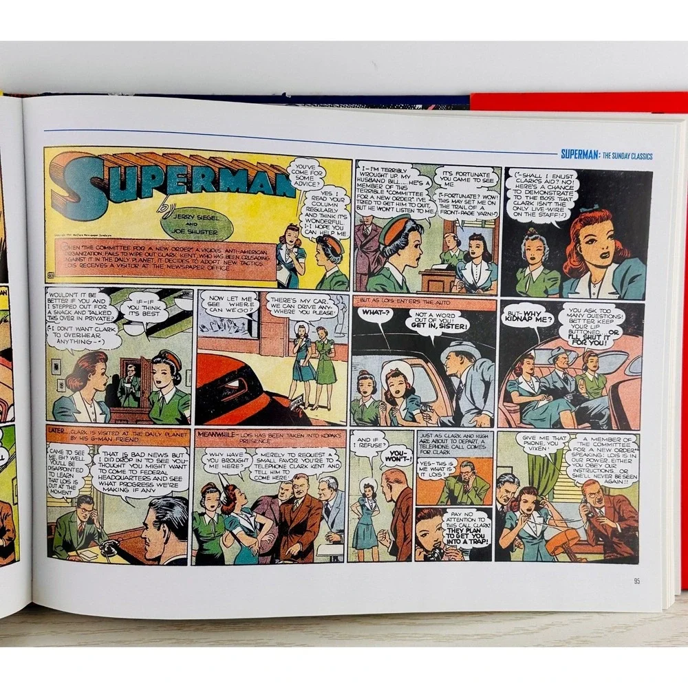Superman The Sunday Classics Hardcover Book DC Comics Vintage Art Collectible‎